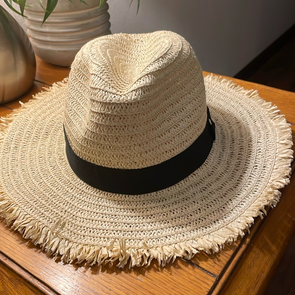 Straw Beach Hat one size